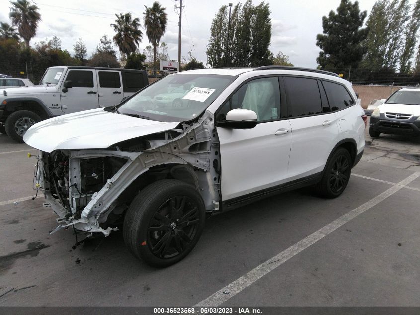 2021 HONDA PILOT BLACK EDITION - 5FNYF6H72MB064392