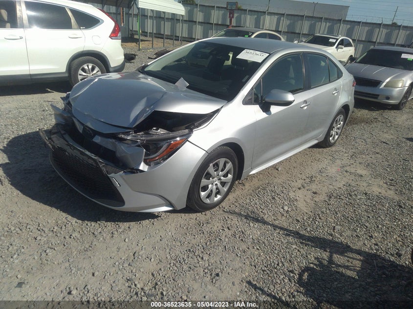 VIN JTDEPMAE2MJ189611 2021 TOYOTA COROLLA LE
