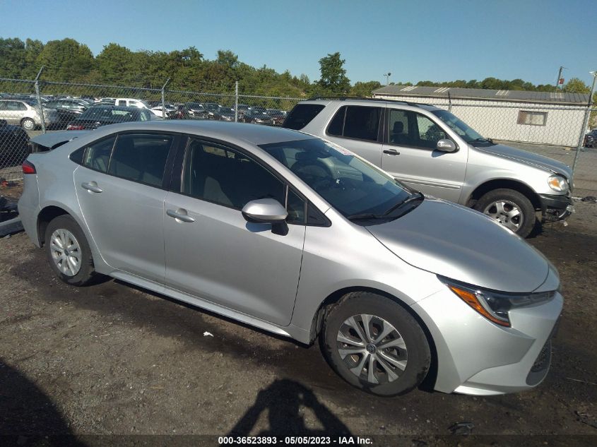 2022 TOYOTA COROLLA HYBRID LE - JTDEAMDE6NJ054825