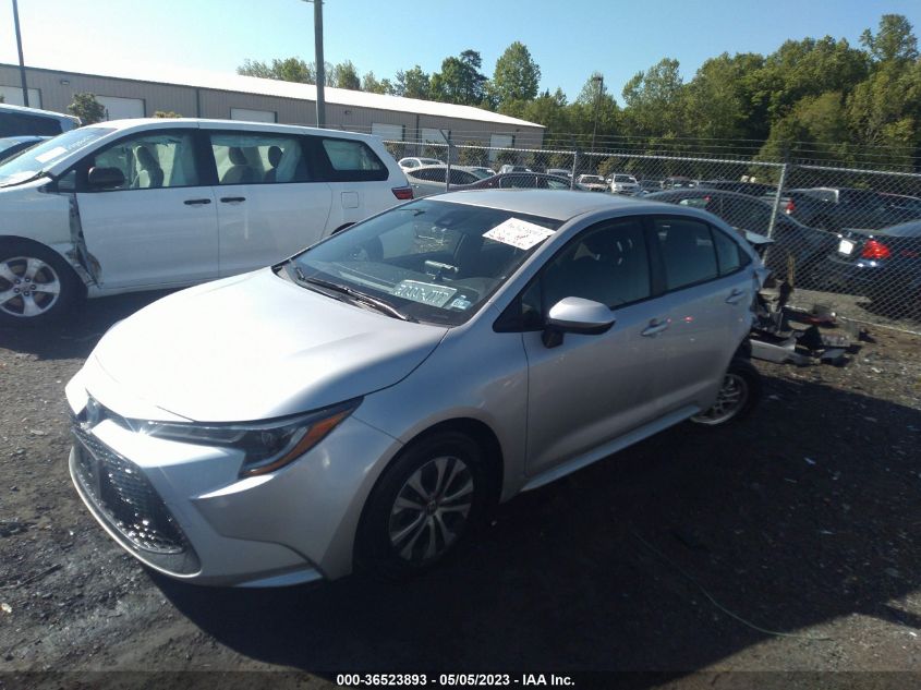 2022 TOYOTA COROLLA HYBRID LE - JTDEAMDE6NJ054825