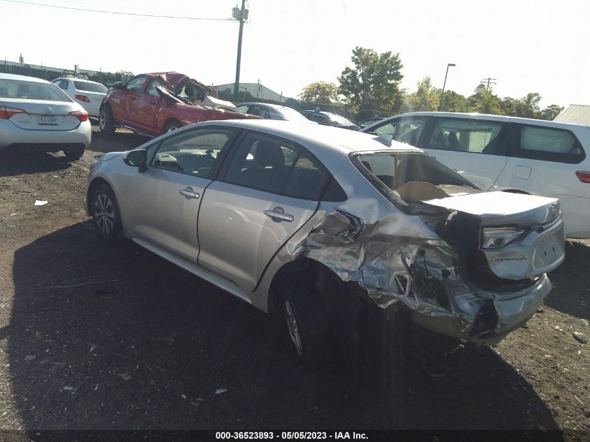 2022 TOYOTA COROLLA HYBRID LE - JTDEAMDE6NJ054825