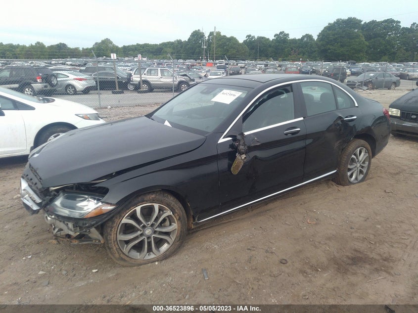 VIN 55SWF4KB7HU194911 2017 MERCEDES-BENZ C-CLASS C 300