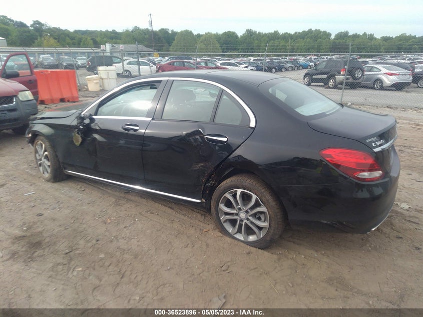 VIN 55SWF4KB7HU194911 2017 MERCEDES-BENZ C-CLASS C 300