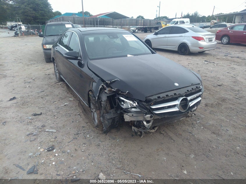 VIN 55SWF4KB7HU194911 2017 MERCEDES-BENZ C-CLASS C 300