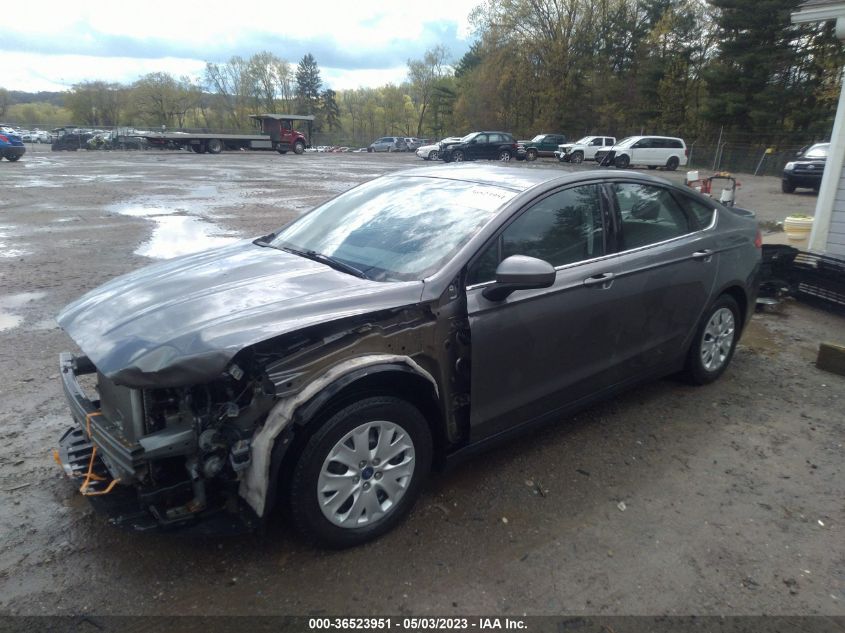 2013 FORD FUSION S - 3FA6P0G77DR257015