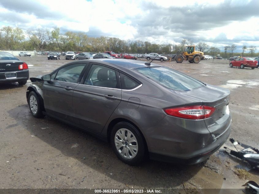 2013 FORD FUSION S - 3FA6P0G77DR257015