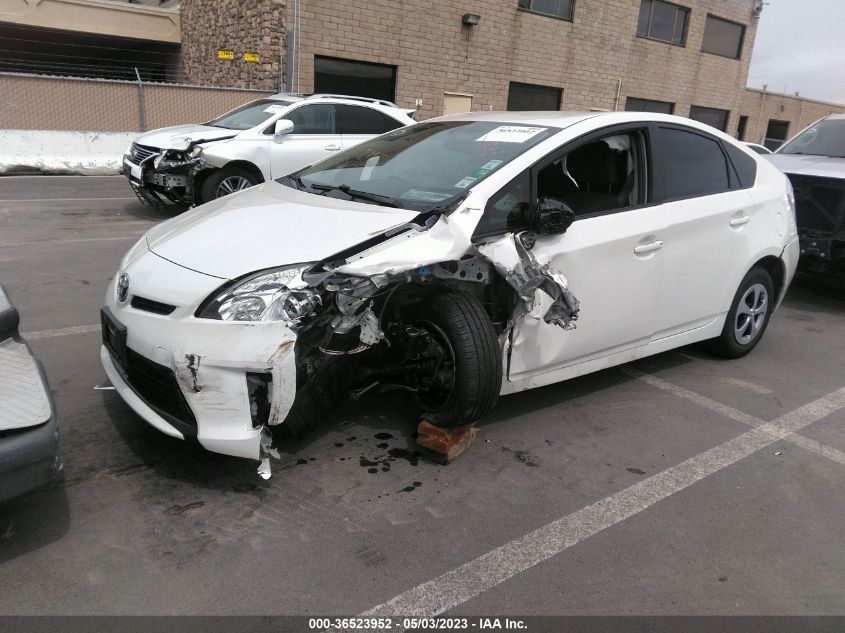 2014 TOYOTA PRIUS FOUR/FIVE/THREE/ONE/TWO - JTDKN3DUXE0369545