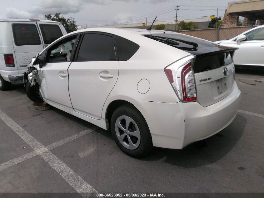 2014 TOYOTA PRIUS FOUR/FIVE/THREE/ONE/TWO - JTDKN3DUXE0369545