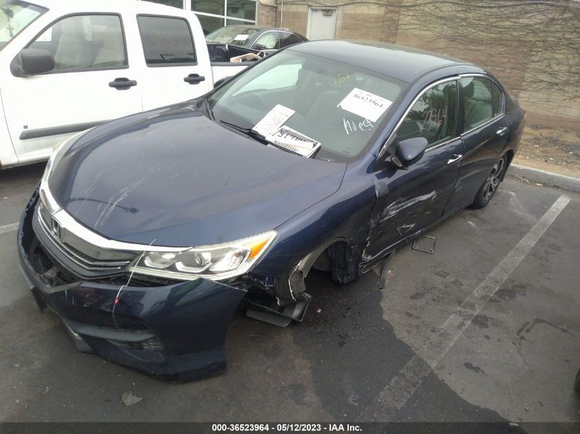 2016 HONDA ACCORD SEDAN LX - 1HGCR2F32GA231679