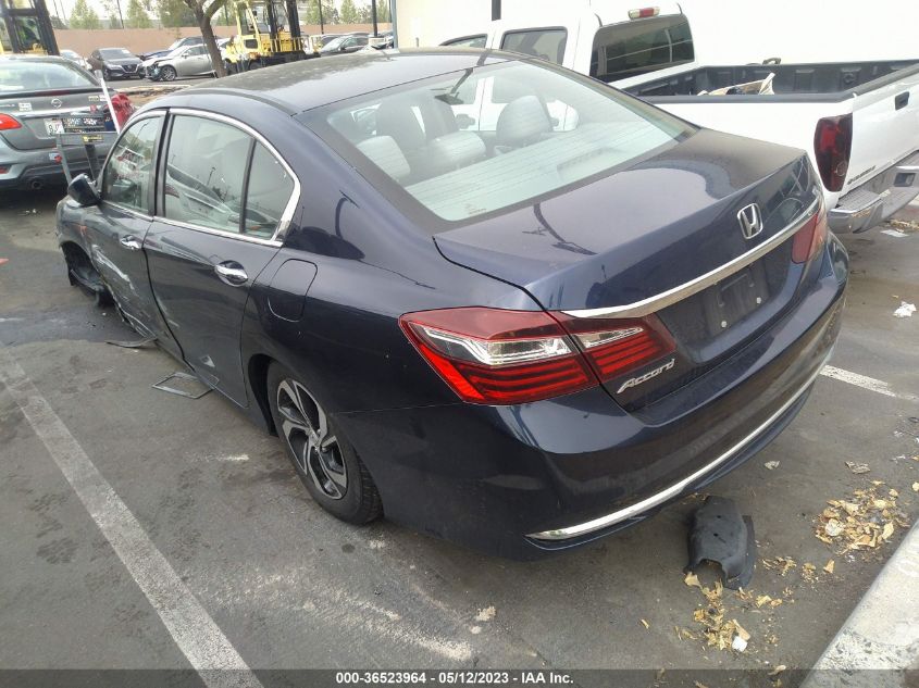 2016 HONDA ACCORD SEDAN LX - 1HGCR2F32GA231679