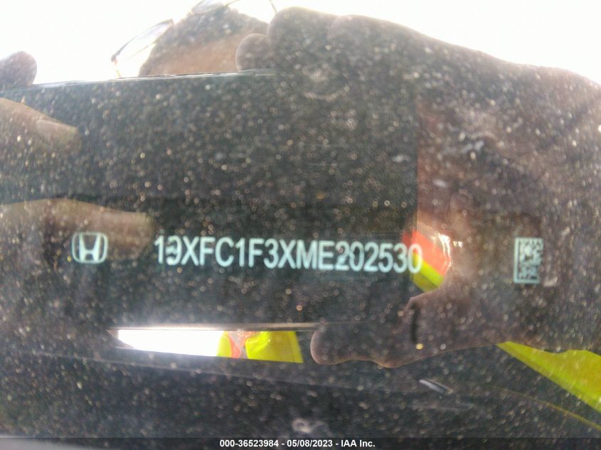 2021 HONDA CIVIC SEDAN EX - 19XFC1F3XME202530