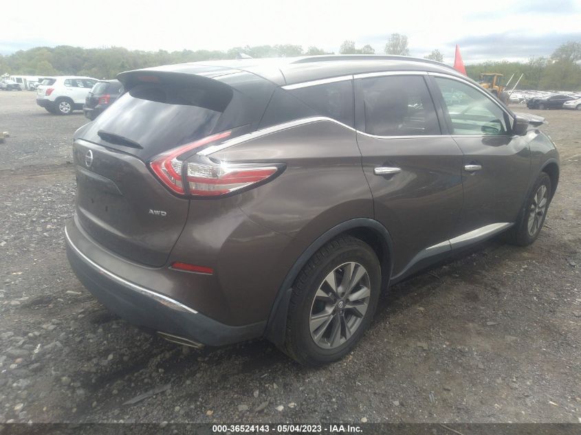 2016 NISSAN MURANO S/SV/SL/PLATINUM - 5N1AZ2MH9GN124055