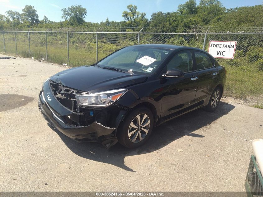 2022 KIA RIO S - 3KPA24AD2NE504796