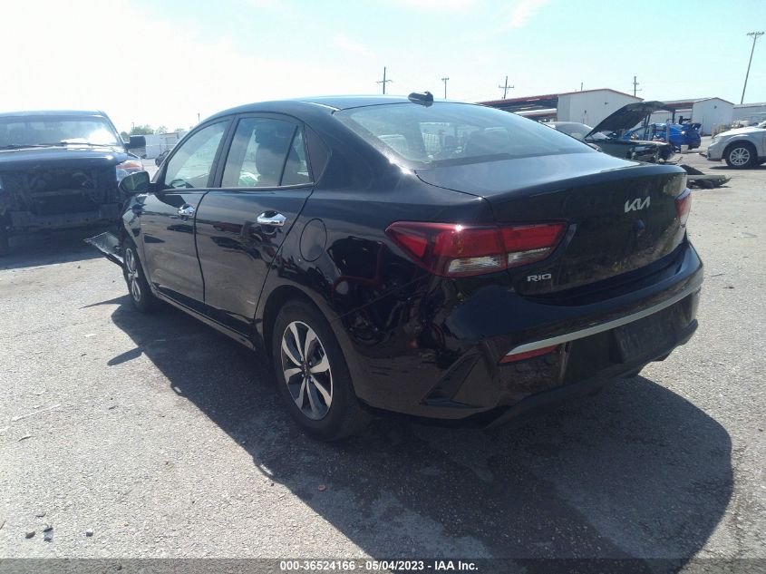 2022 KIA RIO S - 3KPA24AD2NE504796