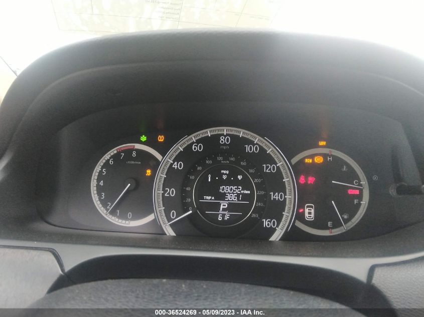 2013 HONDA ACCORD EX-L - 1HGCR2F89DA265335
