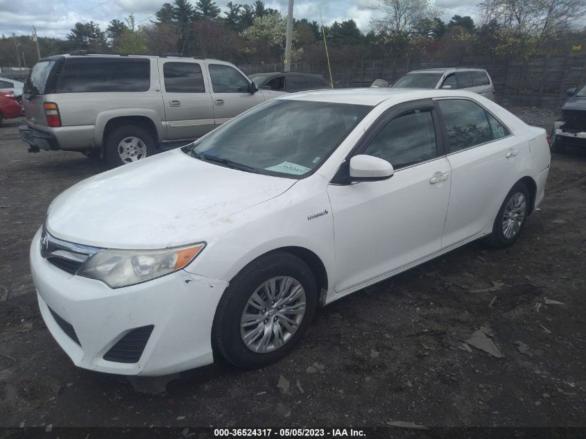 2014 TOYOTA CAMRY HYBRID LE/XLE/SE LIMITED EDITION - 4T1BD1FK2EU121975