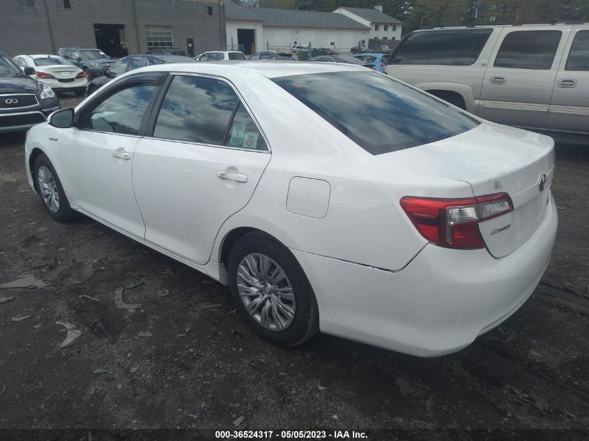 2014 TOYOTA CAMRY HYBRID LE/XLE/SE LIMITED EDITION - 4T1BD1FK2EU121975