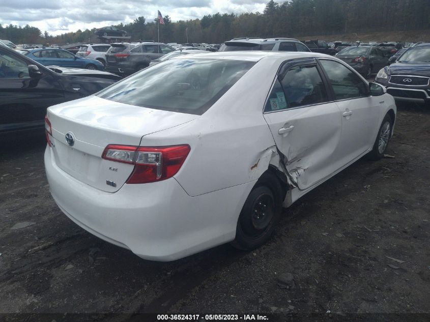 2014 TOYOTA CAMRY HYBRID LE/XLE/SE LIMITED EDITION - 4T1BD1FK2EU121975