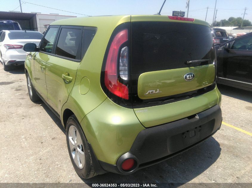 2015 KIA SOUL BASE - KNDJN2A23F7758366