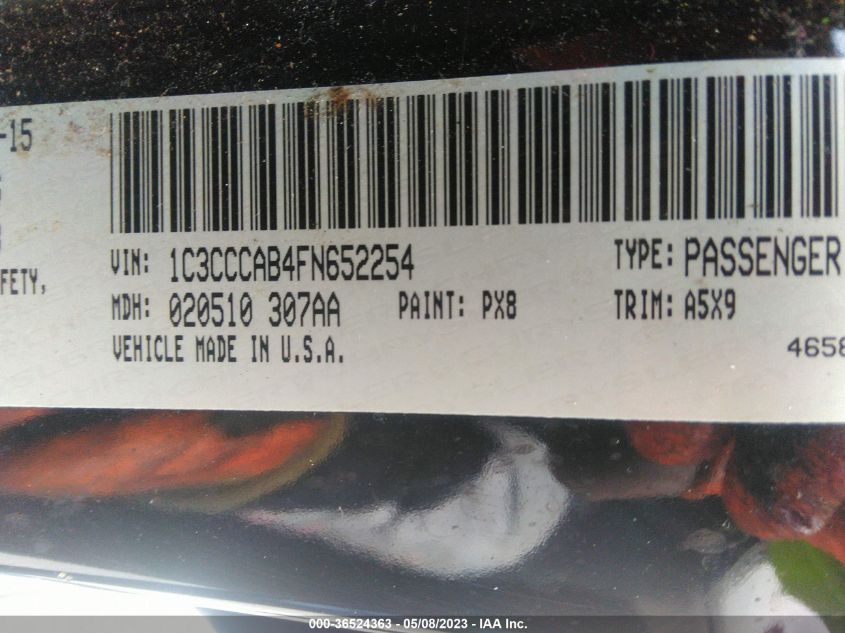 2015 CHRYSLER 200 LIMITED - 1C3CCCAB4FN652254