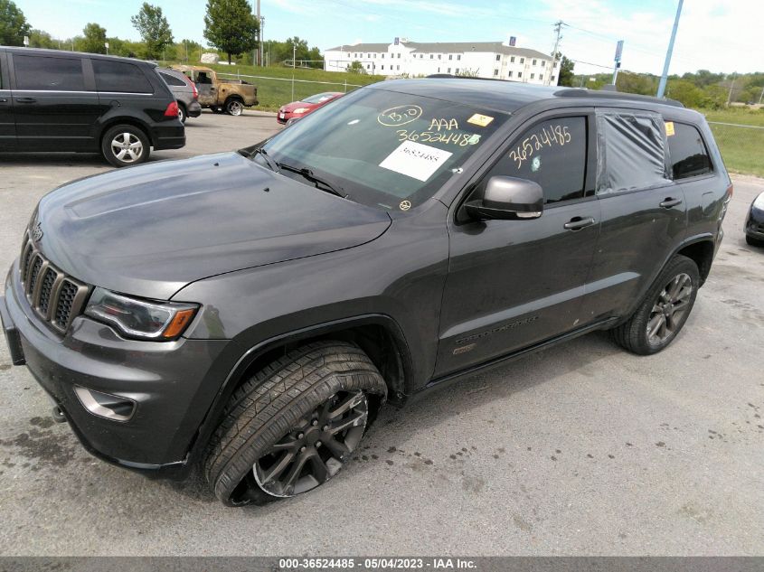 2016 JEEP GRAND CHEROKEE LIMITED 75TH ANNIVERSARY - 1C4RJFBG2GC377505