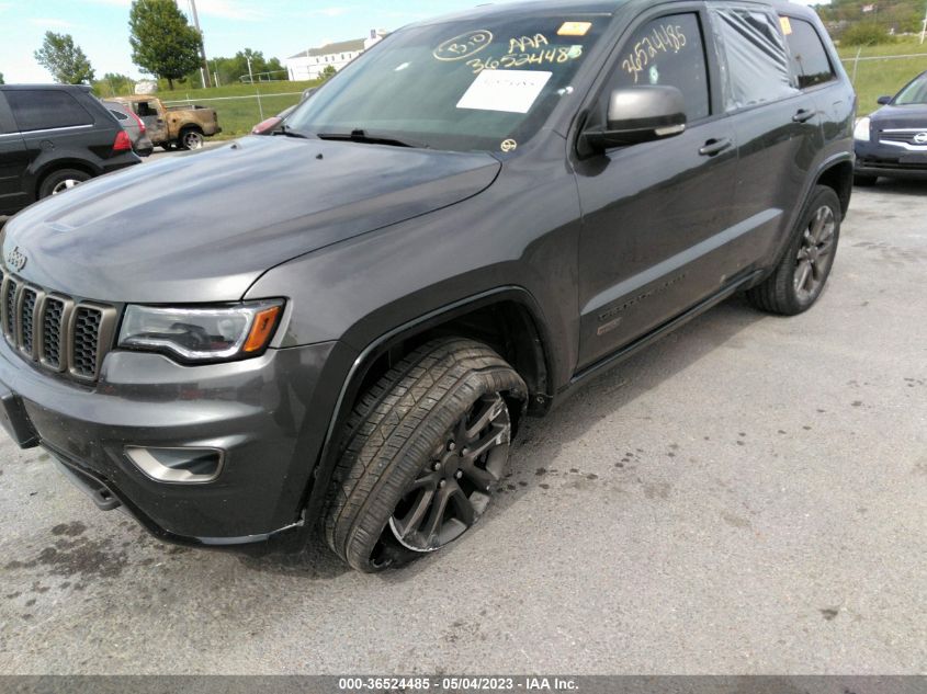 2016 JEEP GRAND CHEROKEE LIMITED 75TH ANNIVERSARY - 1C4RJFBG2GC377505