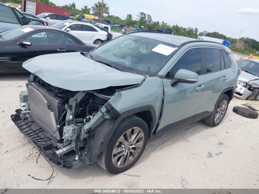 VIN JTMC1RFV0MD072168 2021 TOYOTA RAV4 XLE PREMIUM