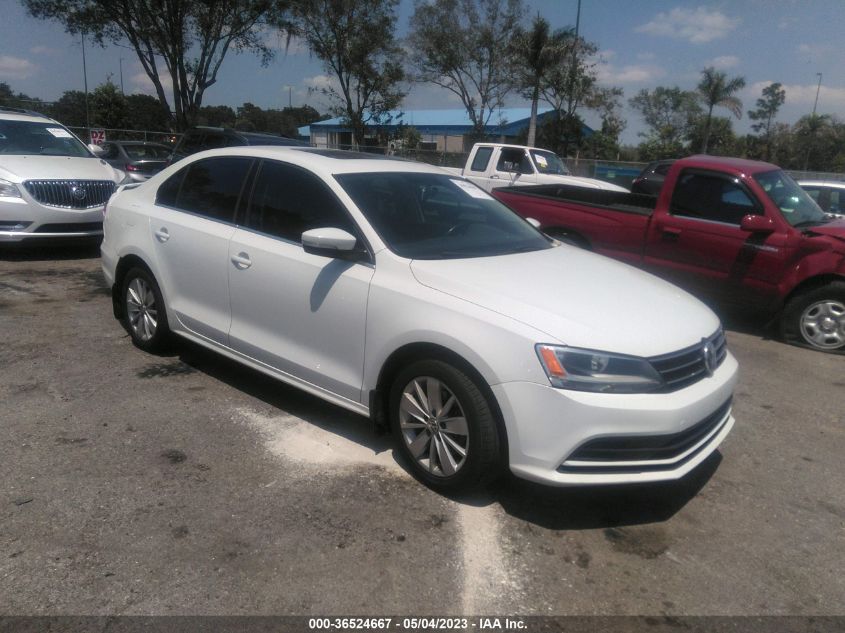 2015 VOLKSWAGEN JETTA SEDAN 1.8T SE W/CONNECTIVITY - 3VWD17AJ4FM276134