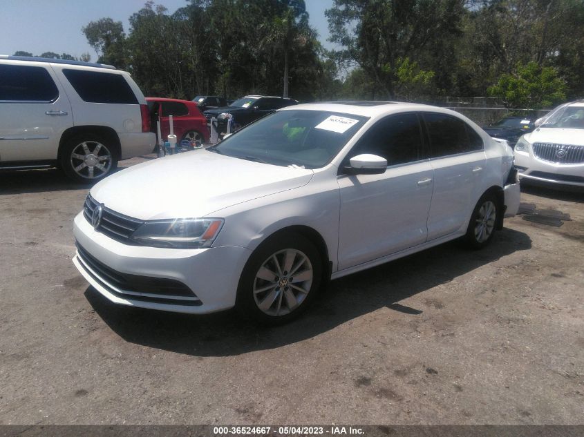 2015 VOLKSWAGEN JETTA SEDAN 1.8T SE W/CONNECTIVITY - 3VWD17AJ4FM276134