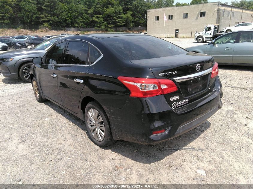 2016 NISSAN SENTRA S - 3N1AB7AP7GY226462