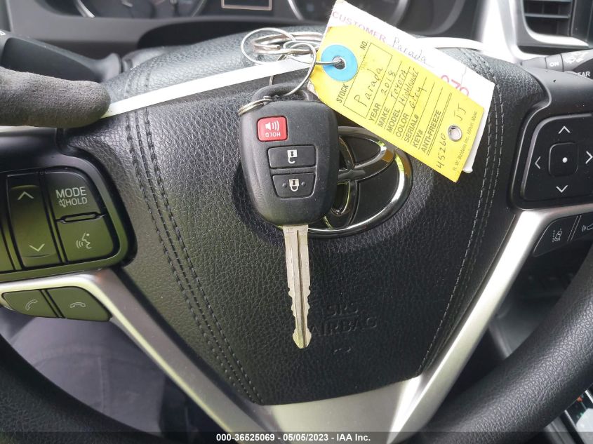 2018 TOYOTA HIGHLANDER LE PLUS - 5TDBZRFH9JS877231