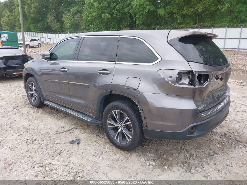 2018 TOYOTA HIGHLANDER LE PLUS - 5TDBZRFH9JS877231