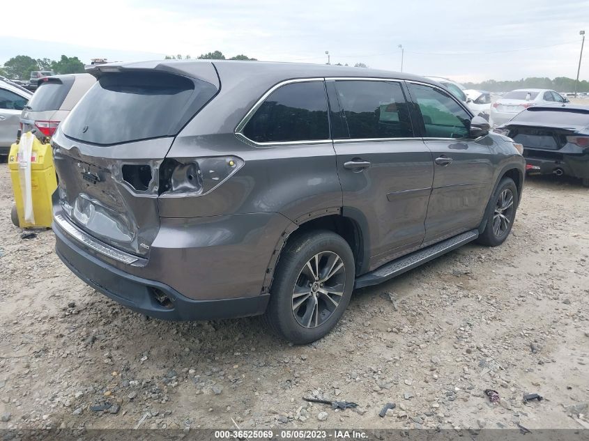 2018 TOYOTA HIGHLANDER LE PLUS - 5TDBZRFH9JS877231