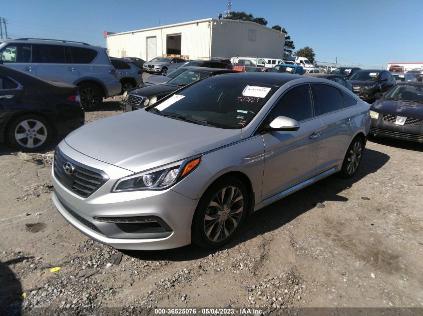 2015 HYUNDAI SONATA 2.0T LIMITED - 5NPE34AB4FH187162