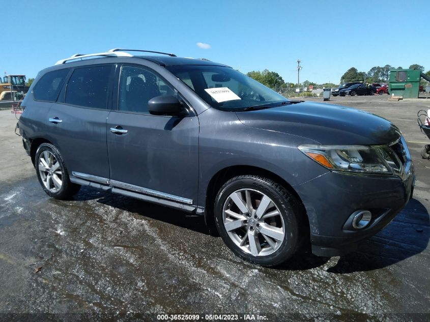 2014 NISSAN PATHFINDER PLATINUM - 5N1AR2MM1EC703918