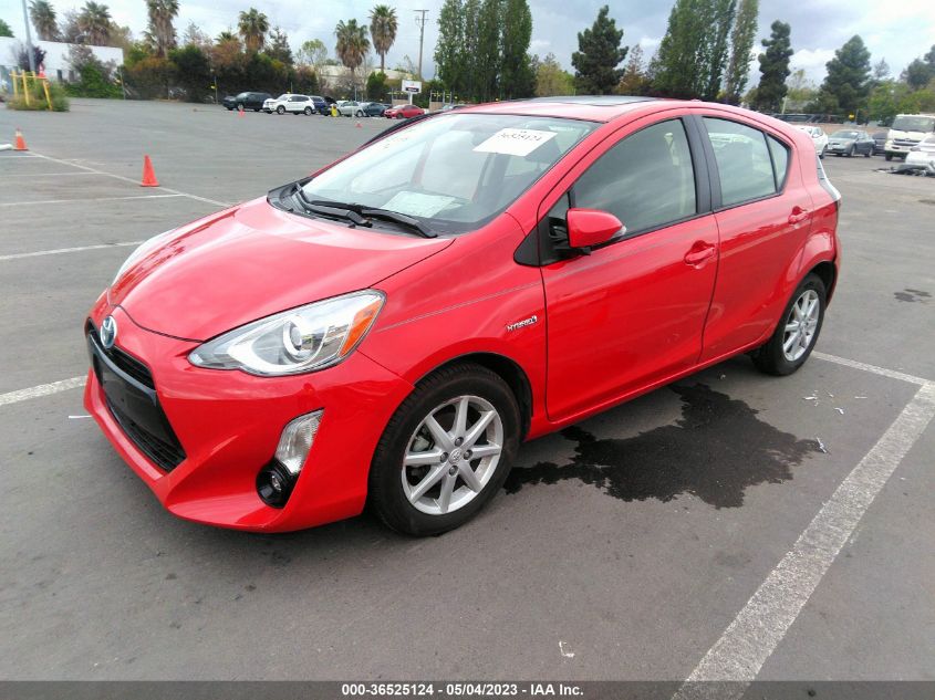 2015 TOYOTA PRIUS C ONE/TWO/THREE/FOUR - JTDKDTB33F1107911