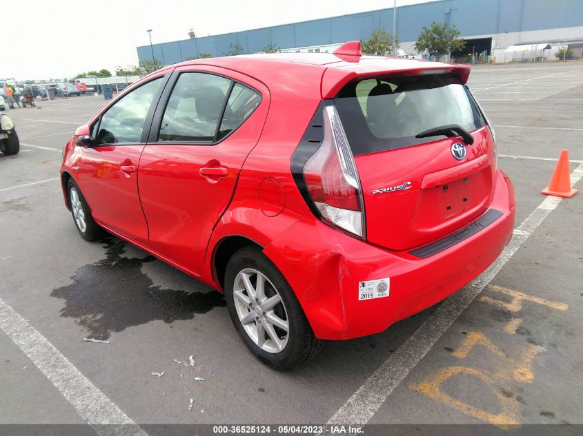 2015 TOYOTA PRIUS C ONE/TWO/THREE/FOUR - JTDKDTB33F1107911