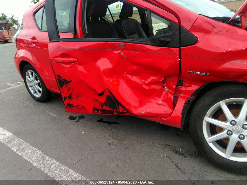 2015 TOYOTA PRIUS C ONE/TWO/THREE/FOUR - JTDKDTB33F1107911