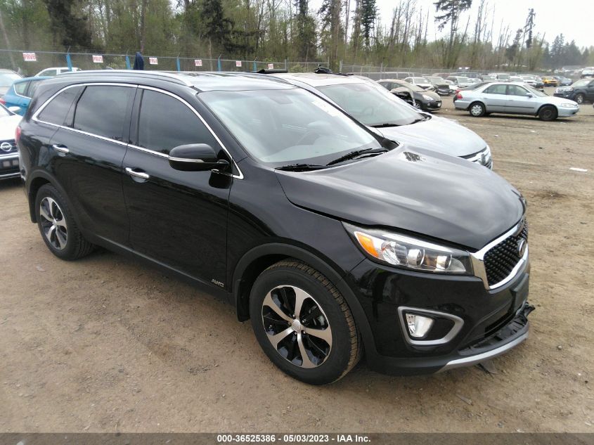 2016 KIA SORENTO EX - 5XYPHDA19GG031953