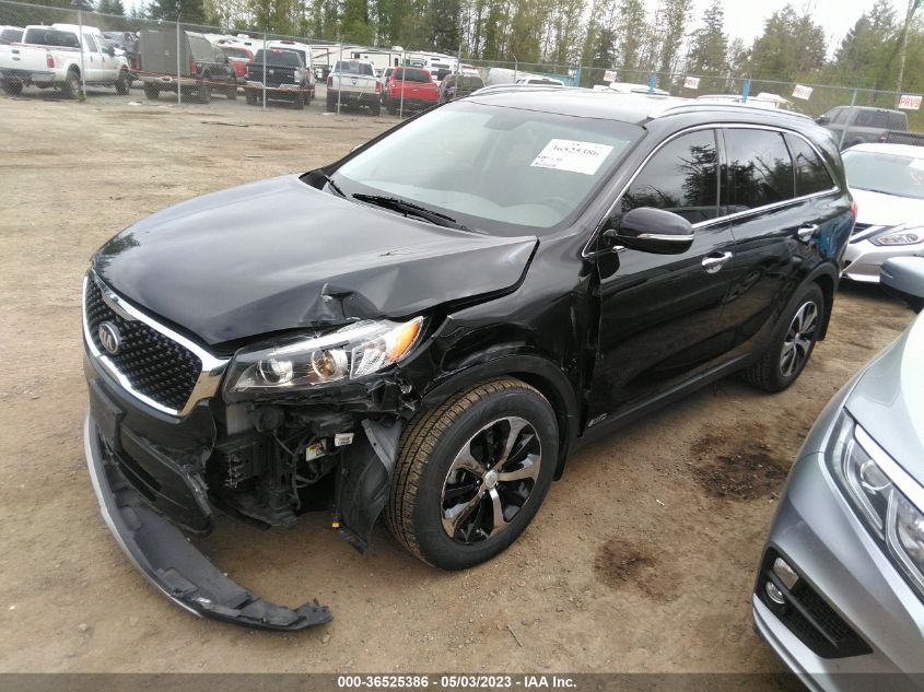 2016 KIA SORENTO EX - 5XYPHDA19GG031953