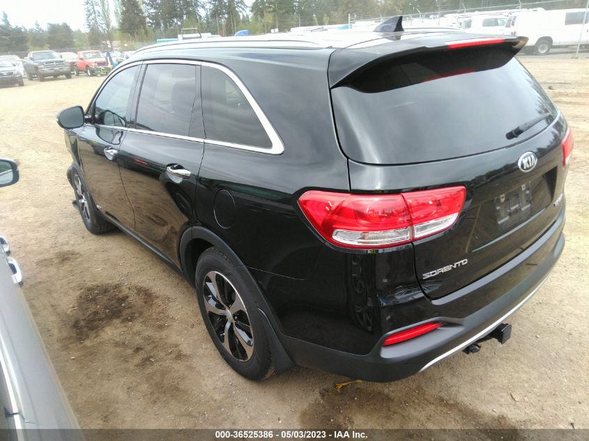 2016 KIA SORENTO EX - 5XYPHDA19GG031953