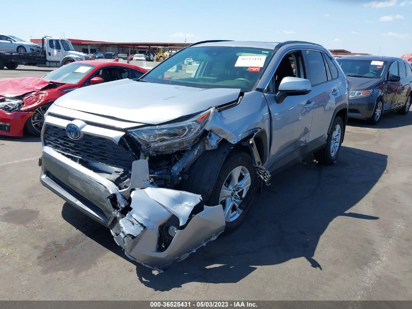 2019 TOYOTA RAV4 HYBRID XLE - JTMRWRFV8KD505292