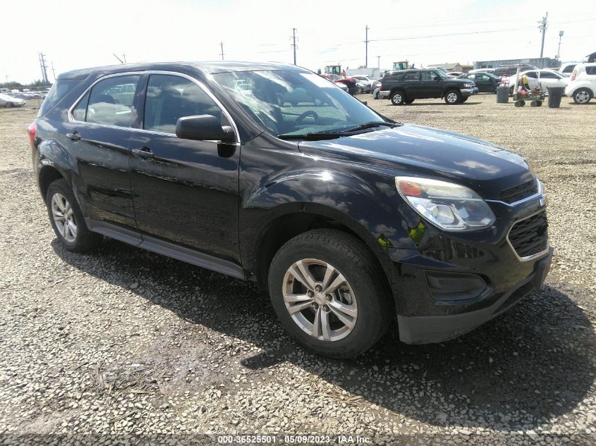 2016 CHEVROLET EQUINOX LS - 2GNFLEEK8G6222903