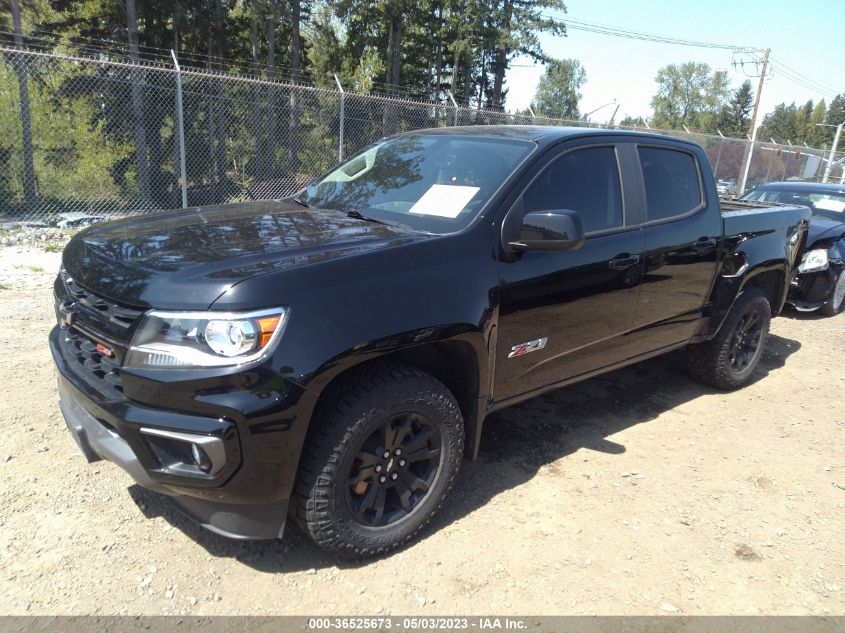 2021 CHEVROLET COLORADO 4WD Z71 - 1GCGTDEN1M1122612