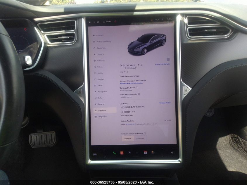 2018 TESLA MODEL S 75D/100D/P100D - 5YJSA1E29JF247803