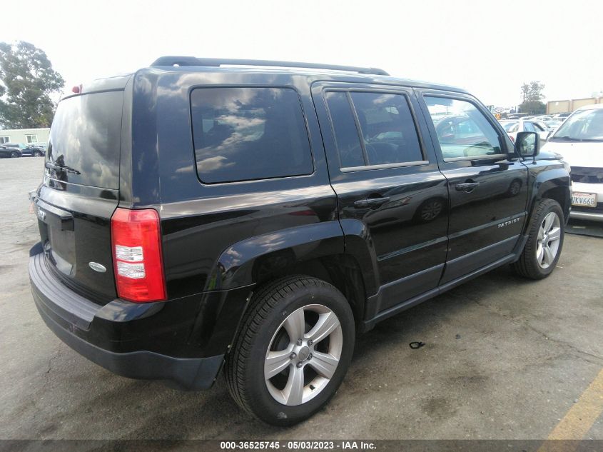 2014 JEEP PATRIOT LATITUDE - 1C4NJPFB5ED540061