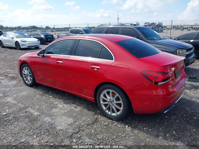 2019 MERCEDES-BENZ A-CLASS A 220 WDD3G4EB5KW024469