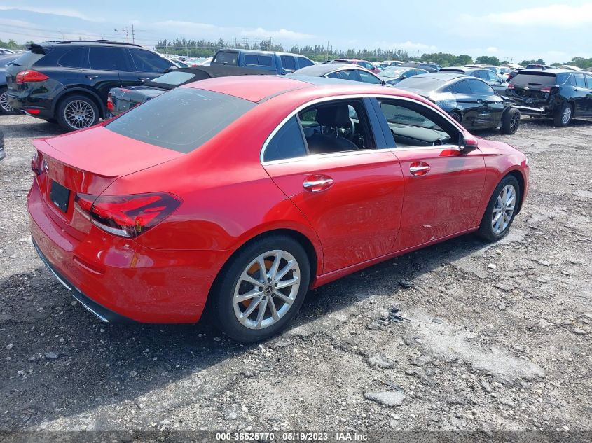 2019 MERCEDES-BENZ A-CLASS A 220 WDD3G4EB5KW024469