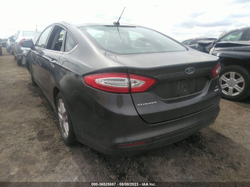 2016 FORD FUSION SE - 3FA6P0HD9GR312623