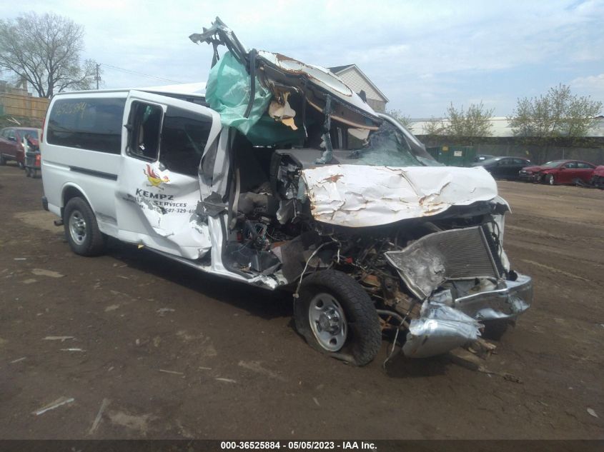 2016 CHEVROLET EXPRESS PASSENGER LT - 1GAZGPFF0G1174252